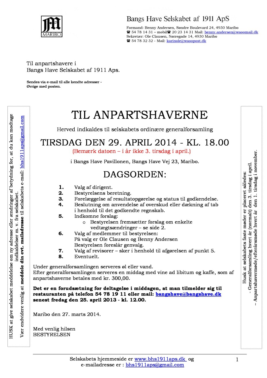 Generalforsamling 2014 indk.