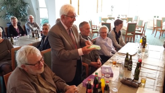 En glad gavemodtager